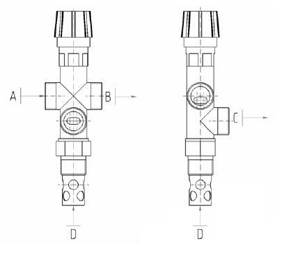 Двуxxодовой защитный клапан DBV 1 – 02