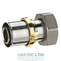 Фитинг-переходник для труб GIACOTHERM, GIACOFLEX, никелированный GIACOMINI 3/4