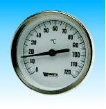 Термометр биметаллический с погружной гильзой Watts Т 80/50