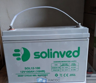 Гелевый аккумулятор Solinved SOL12-100 (12V 100Ah) Deep Cycle GEL