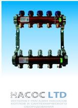 Коллектор для теплых полов с расходомерами Watts HKV/T-8