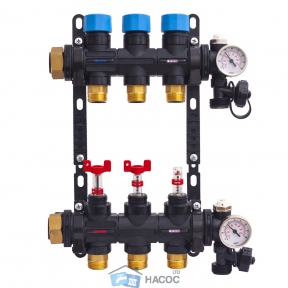 Узел коллекторный Henco на 3 выхода (UFH-0605MDK03)