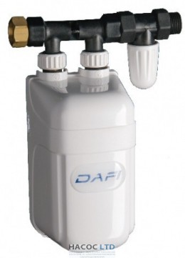 Проточный водонагреватель Dafi с линейным присоединителем 5,5 кВт