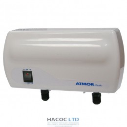 Проточный водонагреватель Atmor Basic 5 kW (2+3) душ