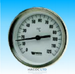 Термометр биметаллический показывающий Watts T 100/150