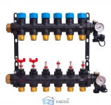 Узел коллекторный Henco на 6 выходов (UFH-0605MDK06)