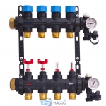 Узел коллекторный Henco на 4 выхода (UFH-0605MDK04)