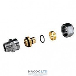 Прямой фитинг с наружной резьбой 3/4 x 18 (2.00) GIACOMINI