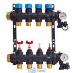 Узел коллекторный Henco на 4 выхода (UFH-0605MDK04)